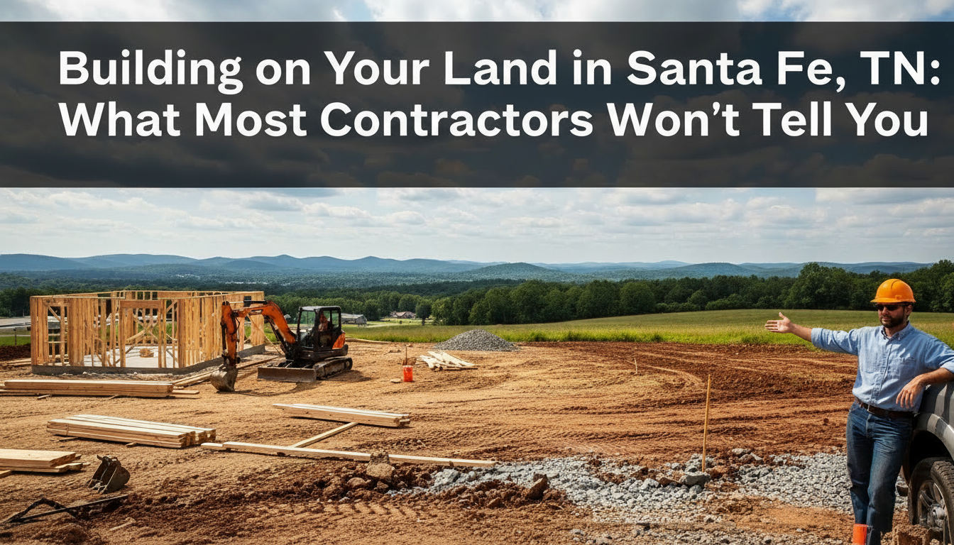 Build on Your Land in Santa Fe TN