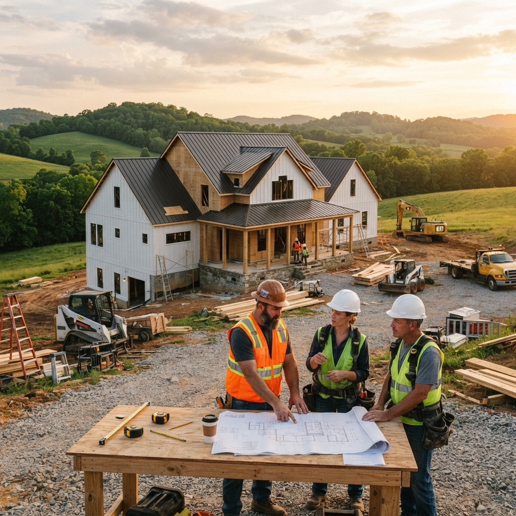 custom home builder in Middle Tennessee